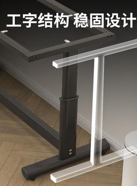 J^腿自由移动座餐桌腿架子可可定桌铁MKN艺烤底漆加可厚办公会议