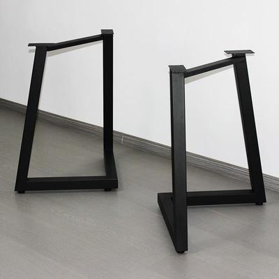 W制6AZM铁艺桌腿支架岩板瓷砖大理石底座餐茶几桌桌脚电定脑办公