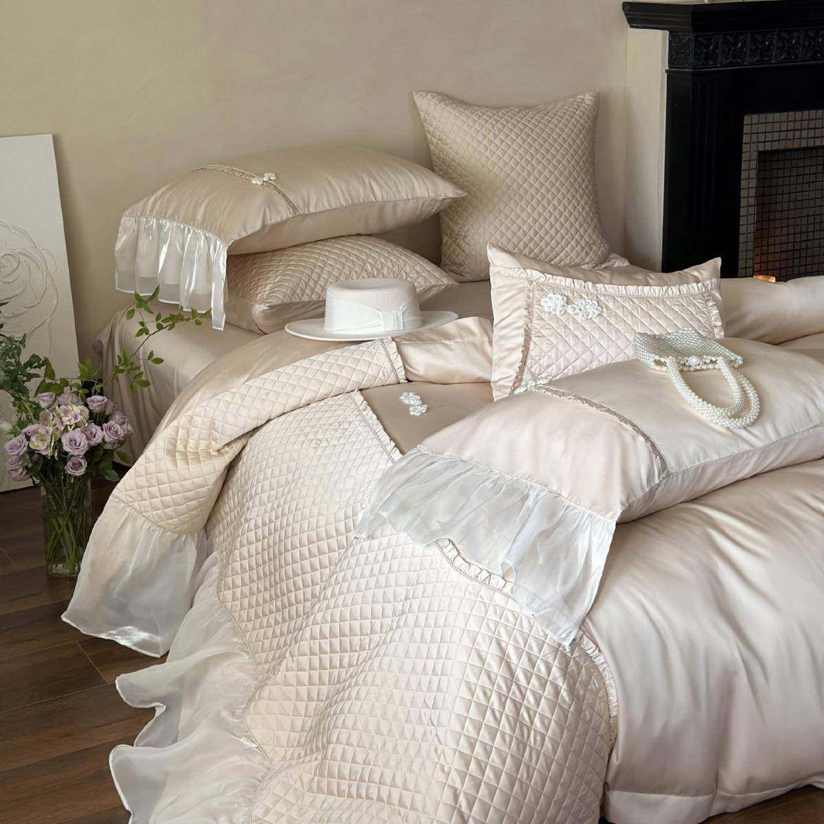 公主风10支长件绒棉四套纯棉浪漫法式J12套床单蕾丝被边全0棉床上,床上用品,床品套件/四件套/多件套,淘宝优惠券,粉丝福利购,淘宝优惠卷