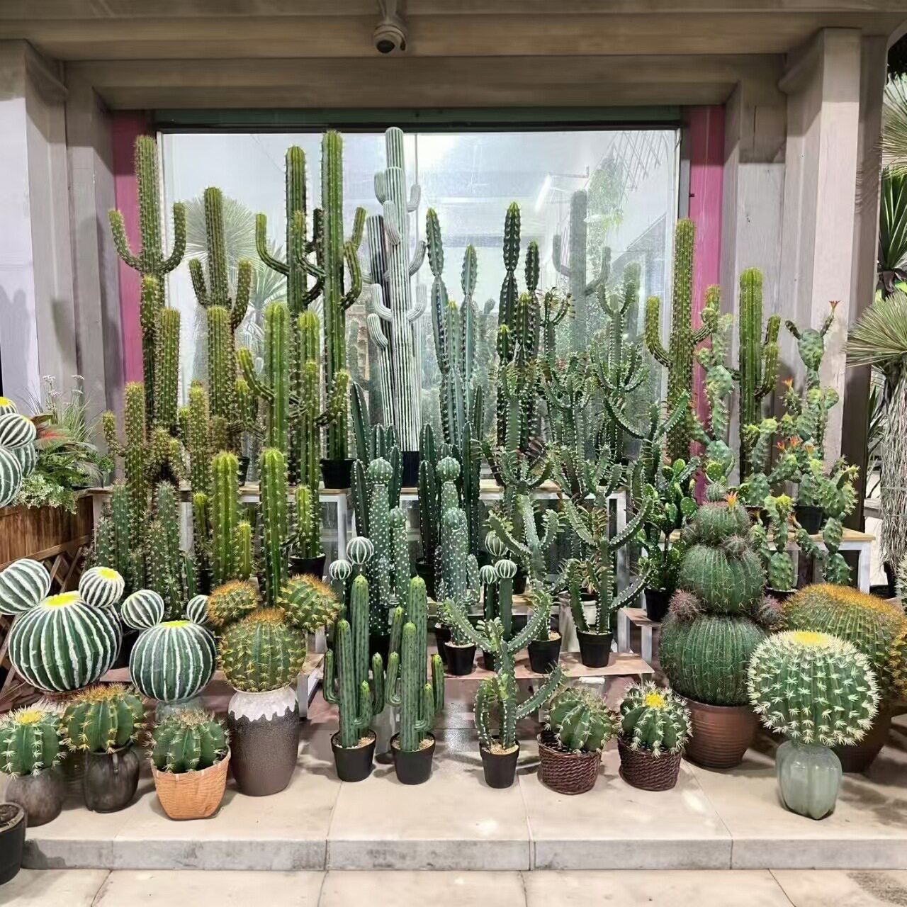 仿真绿植仙人柱多棱柱仙人掌仙人球落地植物室内橱窗盆景摆件