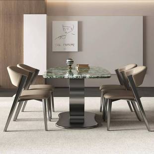 意背式 054设厅网红C餐椅 极简餐椅计师现代简约家C用凳子带靠超纤皮餐SS