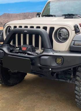 牧马人JK/JL/JTAEV前杠aev前保险杠牧马人改装加版WARN前杠