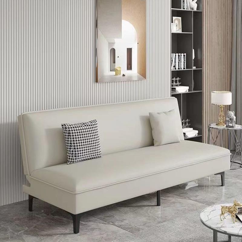 功能折叠沙发皮床小户型YCJ猫抓家客厅用公寓懒人可睡躺两用出多