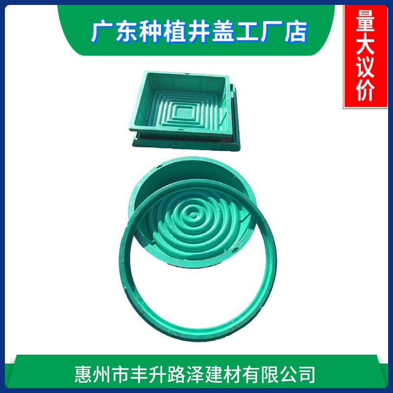 种植盖草坪直井园脂林绿化下沉式SMC565井盖700圆树井井盖广东厂