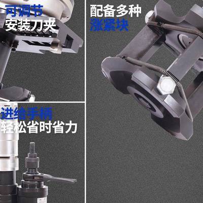 内IDE-426胀式电动管道坡机口切割坡口不锈钢圆管道稳管机定耐用