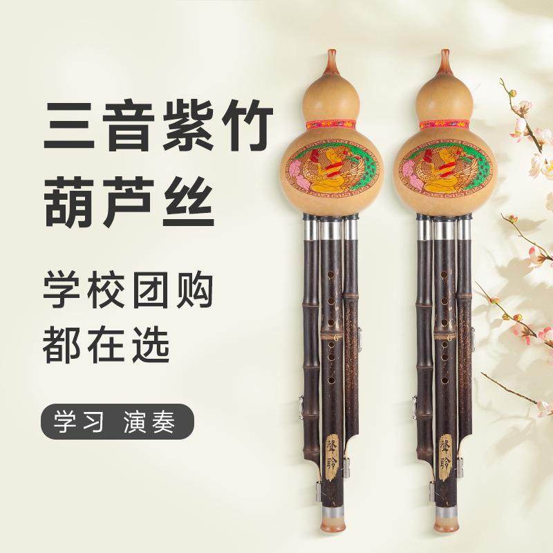 云C南紫竹三音调学降B调成儿ZJX童小学生自学初演奏七孔葫芦丝人