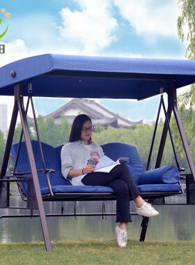 户外秋千椅庭院花园外休闲吊铁艺VPE千椅秋椅室摇椅吊床露荡天阳