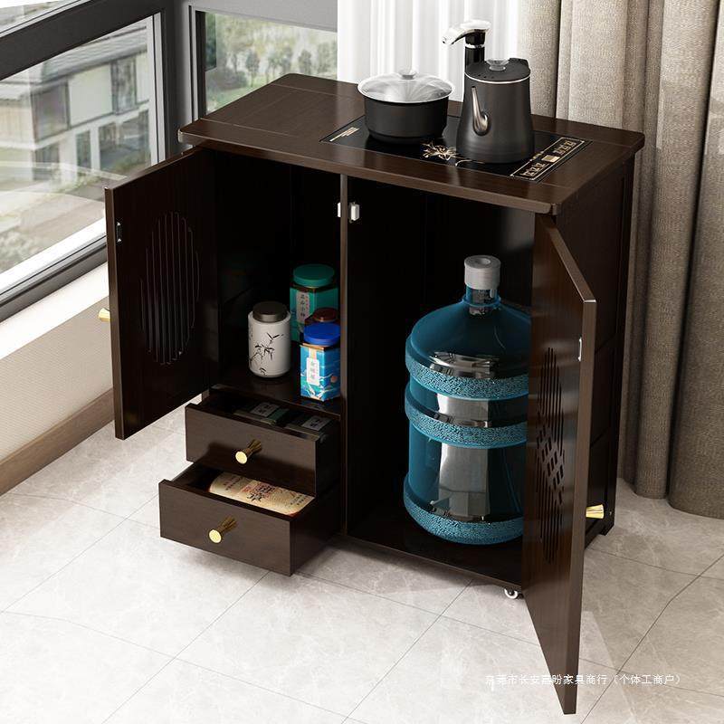 茶柜茶桌式边具水柜泡茶台家用烧水壶一体JZ-CSG茶办公室茶置物柜