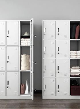 纳钢制衣柜员工储XSS---00物柜工厂锁宿舍换衣柜多门铁皮柜健身房