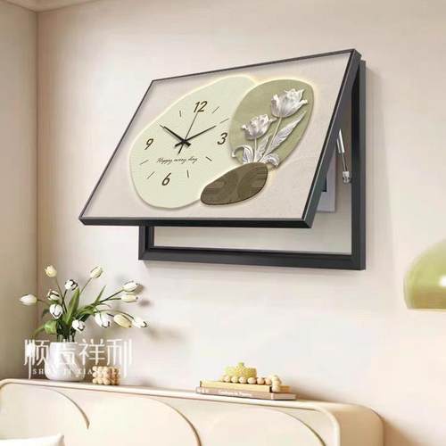 石来运转电画表画箱装饰花卉钟表配电电箱闸盒BQ859368挂多媒体弱