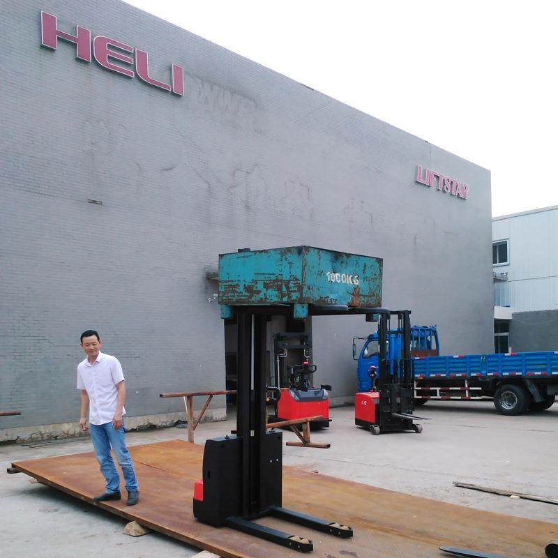 合力CDD10080步行式电动堆687高全车自动车步行叉式堆垛车电动-叉