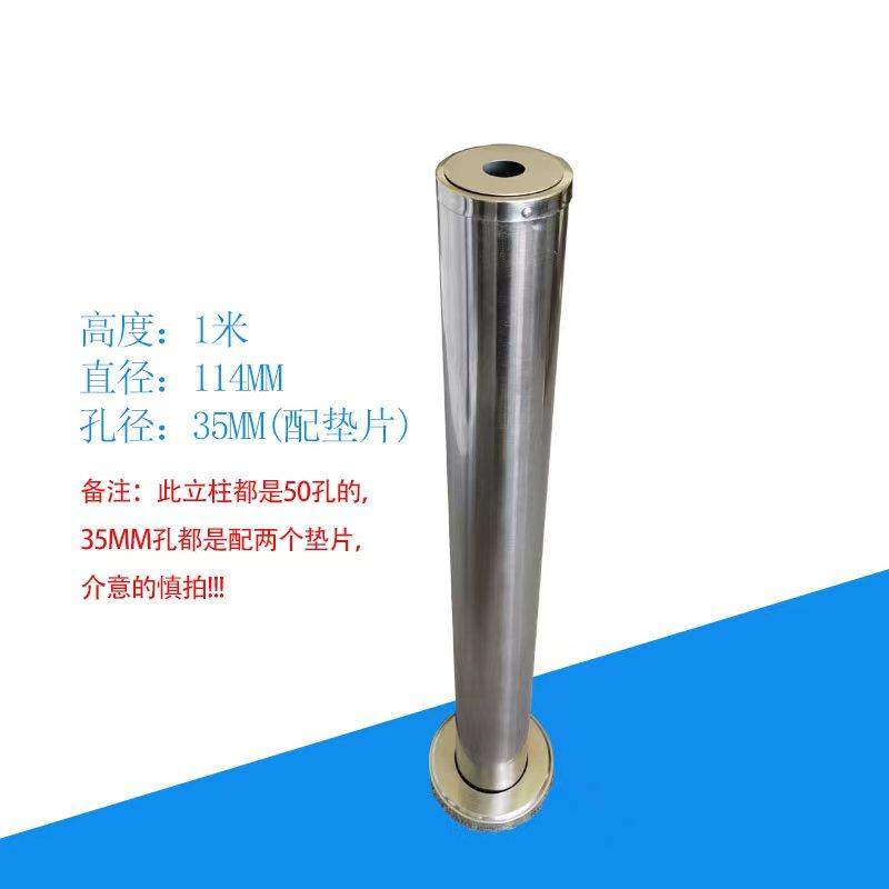 不锈钢人脸识别立门禁读卡器电动广告室门刷机卡立柱柱支架外不锈