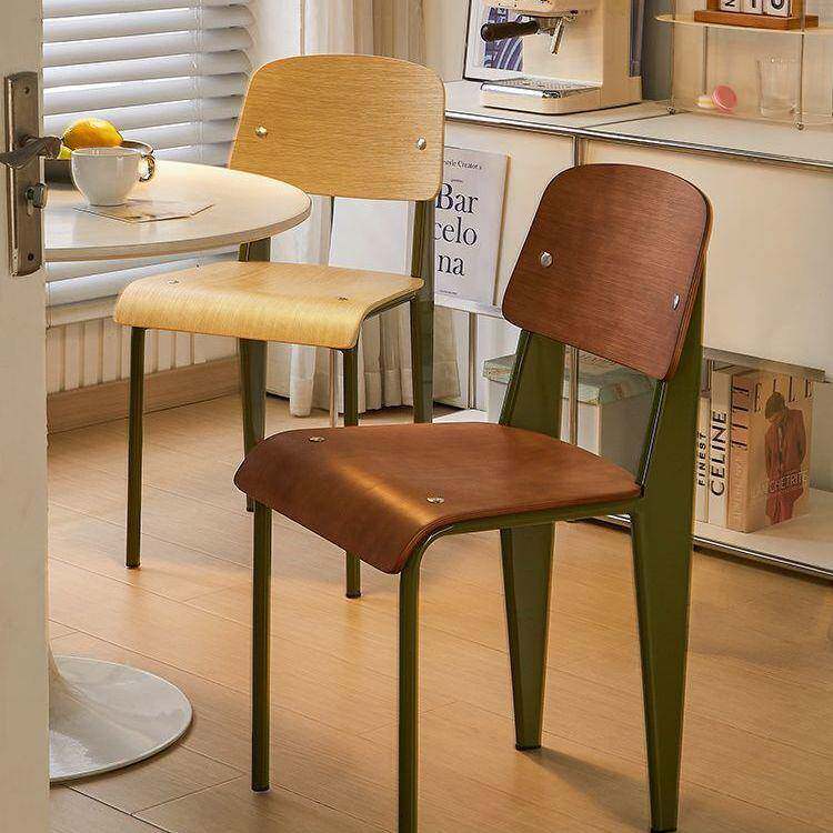 复古餐椅标准椅设计师实木椅子家用靠背学生书桌椅简约餐桌椅子