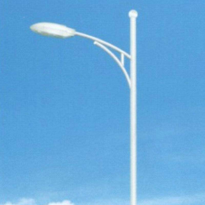 形新农村路灯灯杆6米7米8米锥实杆海螺BZA臂杆高路灯杆力工厂异路