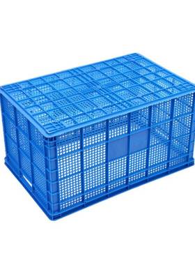 蓝色加厚大号一米筐塑料筐长方形服装厂分拣框子周转筐胶框收纳筐