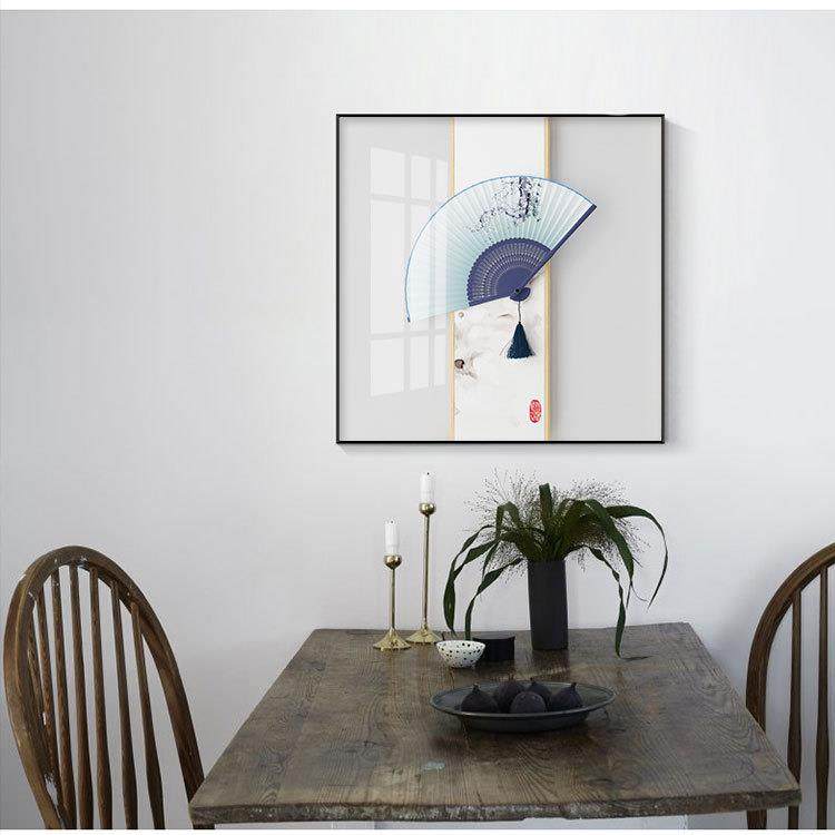 新中式实立体装饰画物水墨子工艺扇扇形挂画客厅玄板关酒店样房壁,家居饰品,现代装饰画,淘宝优惠券,粉丝福利购,淘宝优惠卷