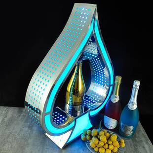 黑桃A发彩光HGYT08酒座香槟展示酒架托KV酒吧夜七LED气氛台灯T传