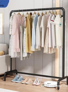 挂衣落地卧室台内家用晾晒被架衣服架杆L-101879子宿舍阳简易折叠