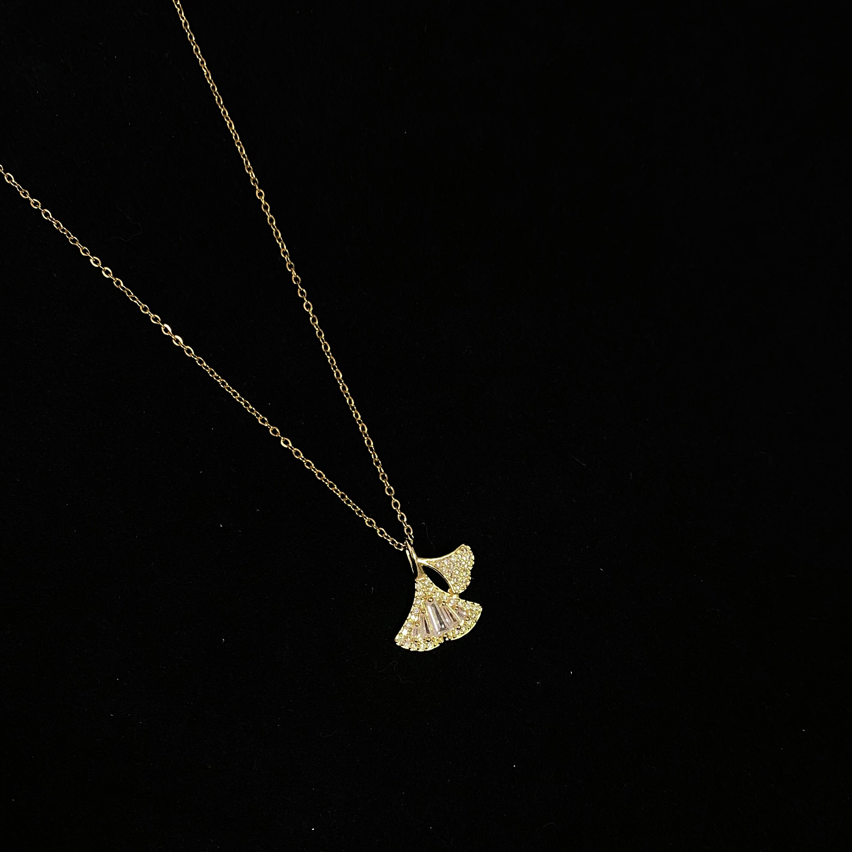 Vintage 古著 Ginkgo 项链