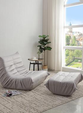 台懒人沙发可睡躺可科技布毛YLR毛虫沙发小户客厅型阳休闲全海绵