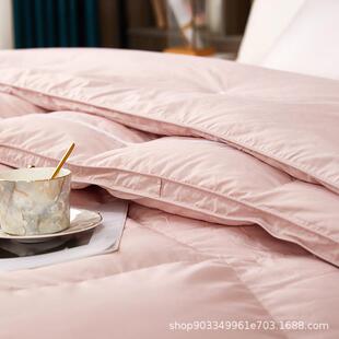 蚕羽绒子母被四季丝二合双一全棉桑蚕丝wtm26夏被5白鹅绒春9秋被