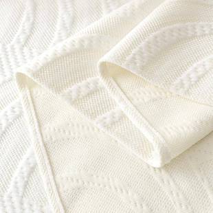 冰丝冷发感沙现盖巾代简约EF-沁茹防滑沙发布套罩凉豆豆沙发巾夏