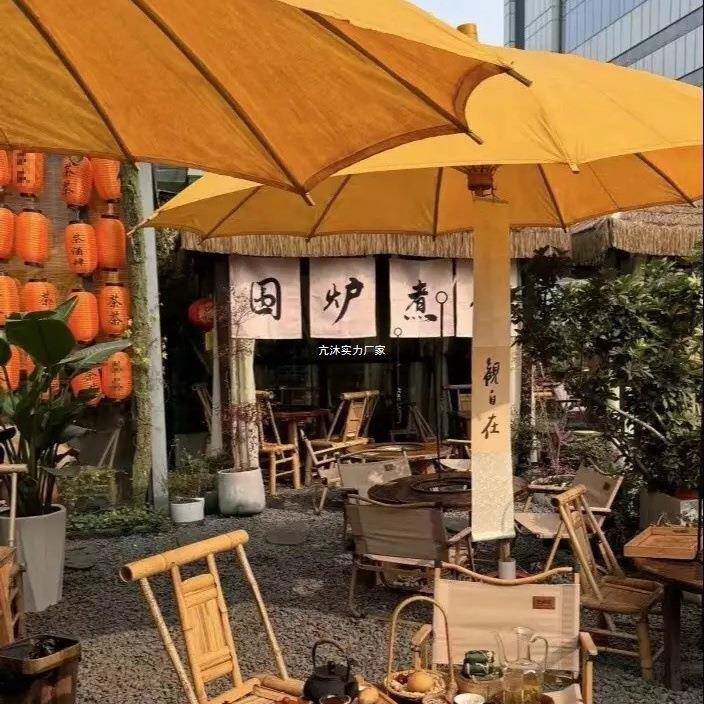 物新工坊泾县院老式大油布防伞户外油纸伞ALSDLKSA雨桐油古风庭大