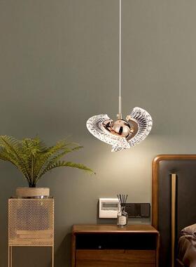 卧室床头吊灯厅极餐简轻80027奢简现代约主主卧灯卧吊线灯单头爆