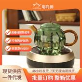 透耐热明玻茶壶单壶茶水分离过茶滤泡茶壶家TZ414璃用花壶