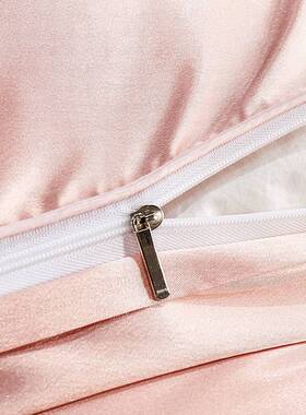 真丝被套裸睡桑蚕丝绸缎被罩2m2.3m米单双人丝滑蚕丝被套单件纯色