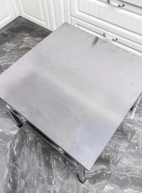 不锈钢折叠桌字餐桌家用舍宿8KJhK2NT出租房吃饭桌写学习桌摆摊便