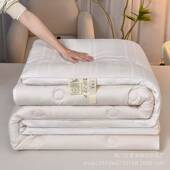 全棉大豆纤维被子加厚保暖单双人冬被芯春秋被纯棉二合一子母棉絮