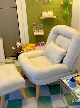 TEW人发沙可躺可睡卧室人类狗窝沙发椅懒电公脑椅办椅家用宿舍单