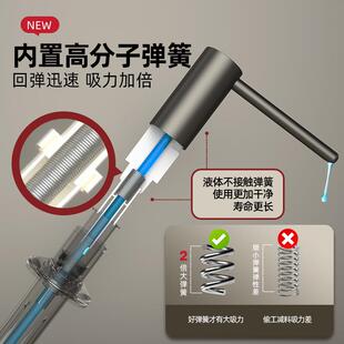 厨长房水槽洁精取330器皂液器延管菜盘泵头洗洗压碗池泵头