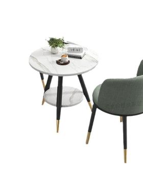 红阳台休闲小桌椅简网约HND双桌层圆接待洽谈一桌两件椅会客三套组合