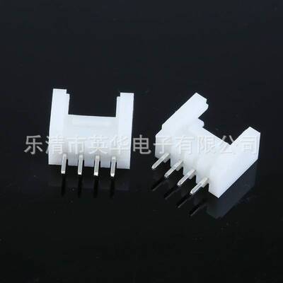 自产自销多规格直针针座端子针座连接器PHB-4A白色壳电子连接器