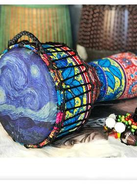 .5寸儿童非P洲鼓10寸VC成8人初学DHB者丽江1手2寸专业演奏手鼓拍