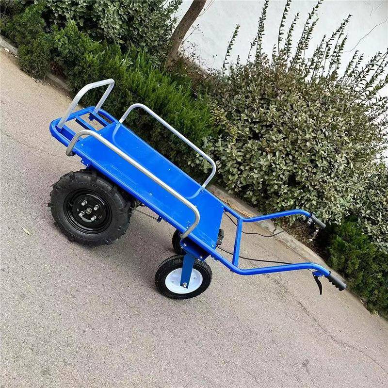 平运输楼电动手推车786全自板动搬运虎车装修上老料爬多功能手推