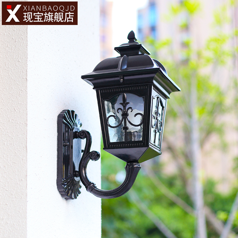 壁灯户外a防水阳台大门口走廊室外庭院太阳能露台院子别墅外墙灯