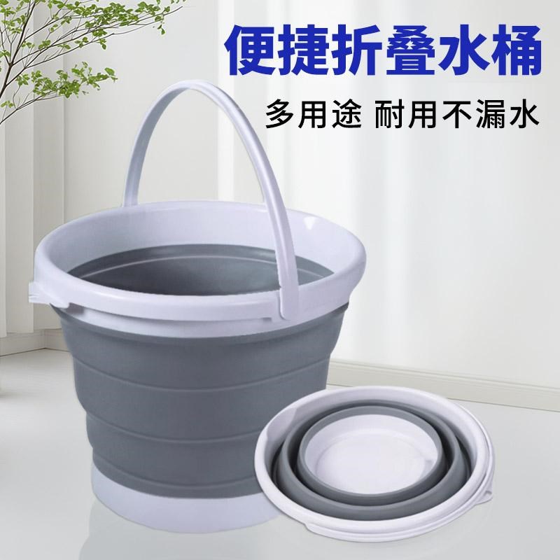 漆扇桶非遗漂g漆专用水桶塑料加厚折叠摆摊制作颜料缸做漆扇的桶