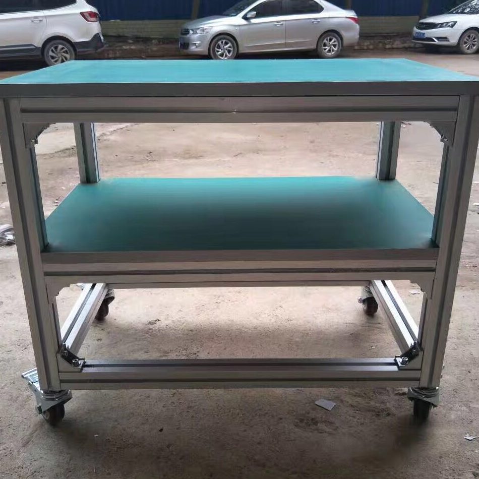 老化架测试架多层工厂置物架小推车轮子台带台物料周转车防静电