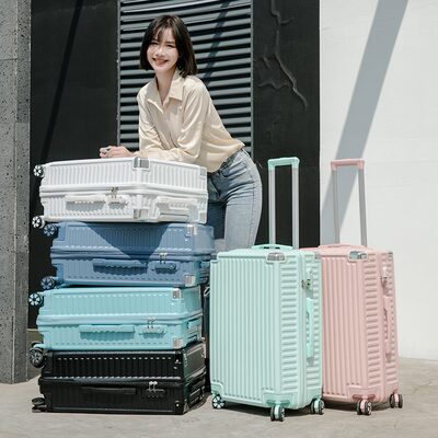 18寸寸红色密码箱行李箱铝框24寸旅行箱登机箱高档结婚箱20拉杆箱