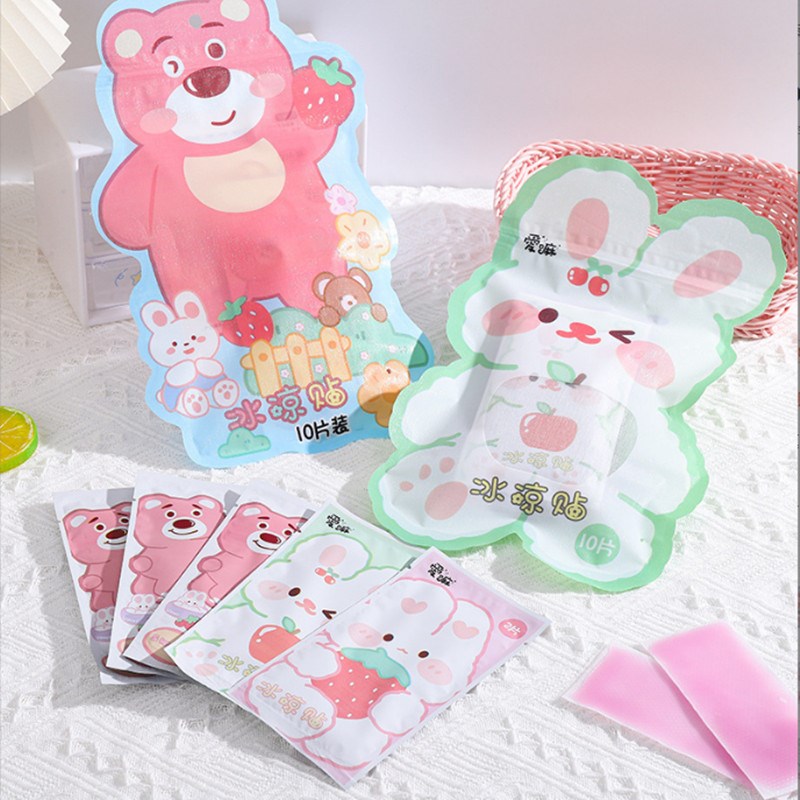 冰贴清凉提神学生军训防困降暑成人儿童物理降温冰凉贴手机散热贴