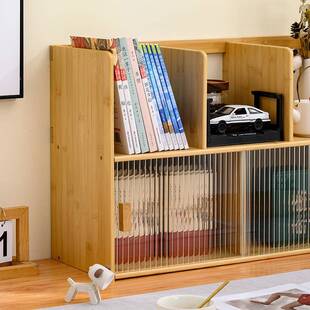 上书架桌面置物架办儿IUO童书桌收纳柜文学件生公室桌子桌整理收