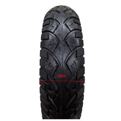 四孔350轮1轱0实心轮橡胶静音轮重型脚轮连头接轴35010工程辘