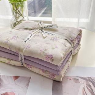 A0类YBY 卡儿童床品被套床单 5611针织双层纱床上四件通套225新款