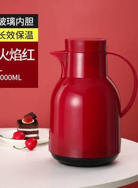 1L保温壶家用过年结婚保红色开水瓶水壶结婚陪嫁暖水瓶水瓶其他