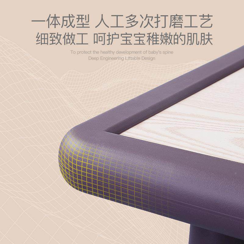 幼儿园儿童桌学习六人桌幼儿园专人桌升6降长椅形木质长方桌课桌