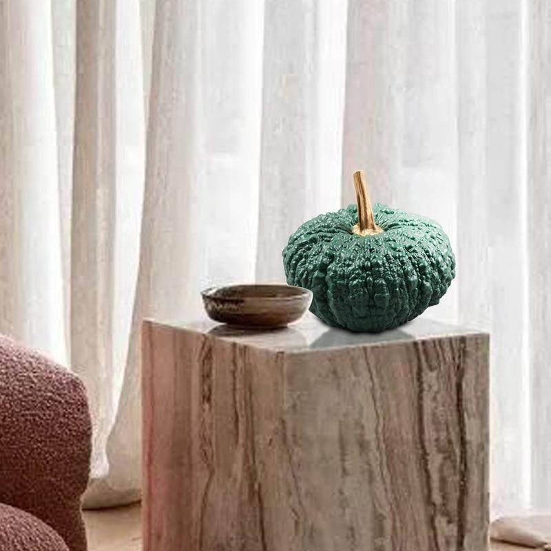 现代雕简约创意摆件客电视柜家居装饰摆品设书南瓜房样板厅房南瓜