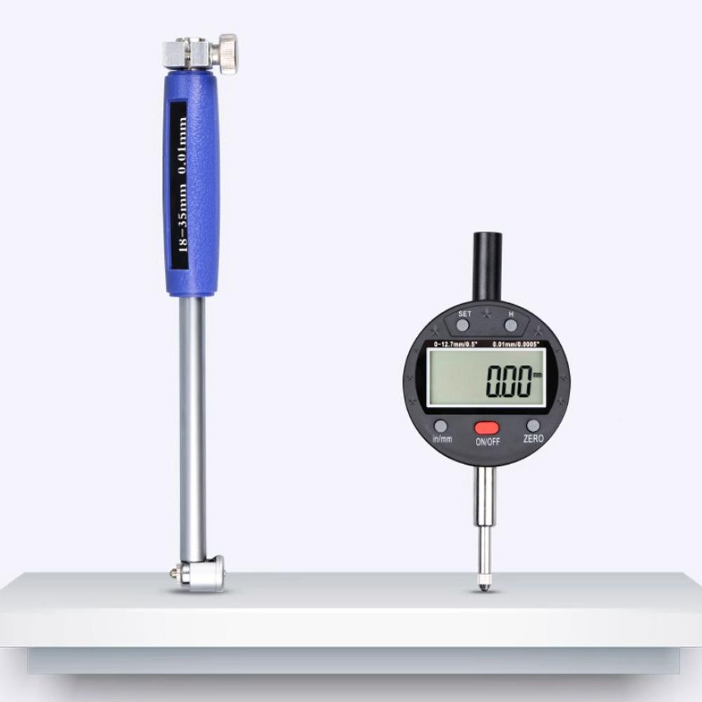 数预制内径百分数表一套755千分表高精度内孔测量工具显表量测缸